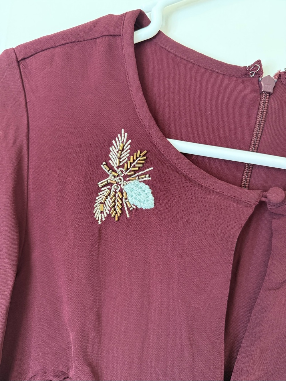 Anthropologie Moulinette Soeurs Beaded Firefly Dress - Picture 10 of 13